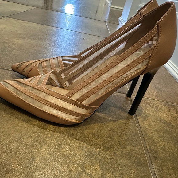 Zara Brown Strappy Heels - Picture 2 of 3